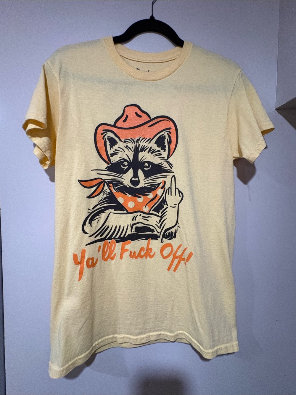 Spencer's Yellow Crewneck Tee with Black Logo